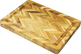 Teak Haus Herringbone Cutting Board 321 by Teak Haus
