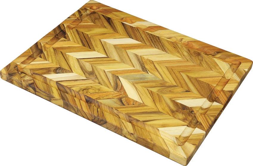Teak Haus Herringbone Cutting Board 325 by Teak Haus