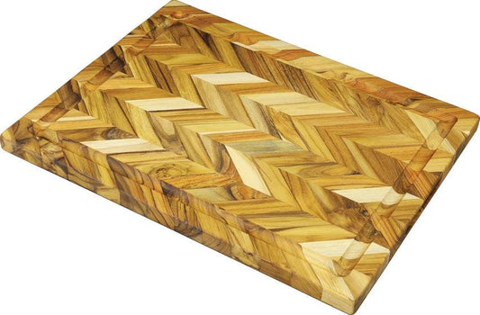 Teak Haus Herringbone Cutting Board 325 by Teak Haus