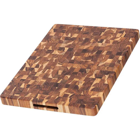Teak Haus Butcher Block Cutting Board HD 20x15 1.5in Heavy Duty for Serious Cooks by Teak Haus