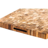 Teak Haus Butcher Block Cutting Board HD 20x15 1.5in Heavy Duty for Serious Cooks by Teak Haus