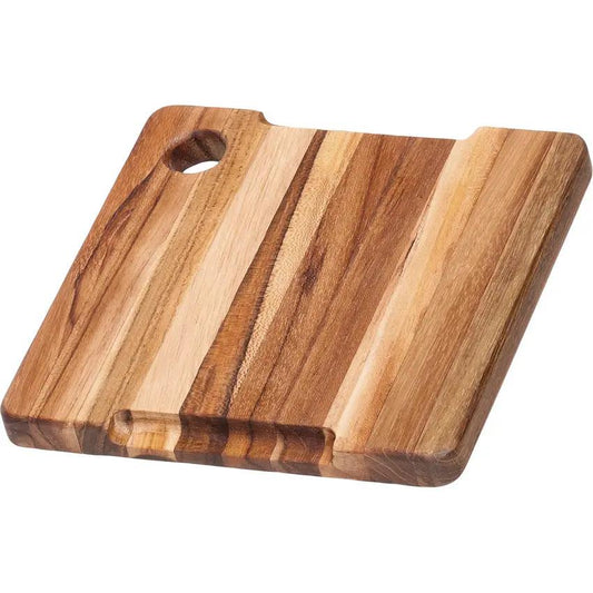 Teak Haus Marine Bar Board 513 Compact Durable 8 Inch Square Serving Board For Boats Yachts Seaside Entertaining by Teak Haus