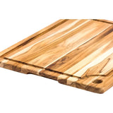 Teak Carving Board Teak Haus Marine 514, Edge-Grain Teak, Built-In Juice Canal, 16x12in, For Home Cooks and Mariners by Teak Haus