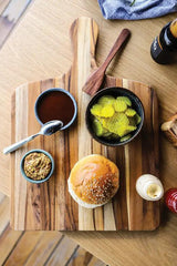 Teak Haus Marine Paddle Cutting Board 519 by Teak Haus
