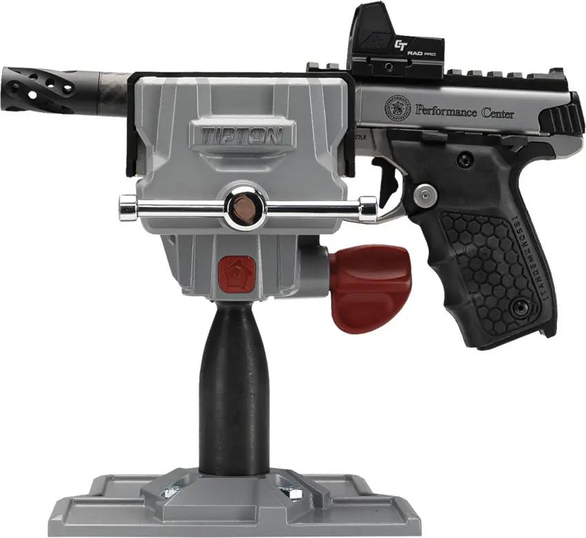Tipton Best Gun Vise 360 Ball Head Design With Non Marring Urethane And Smooth Stainless Jaws by Tipton