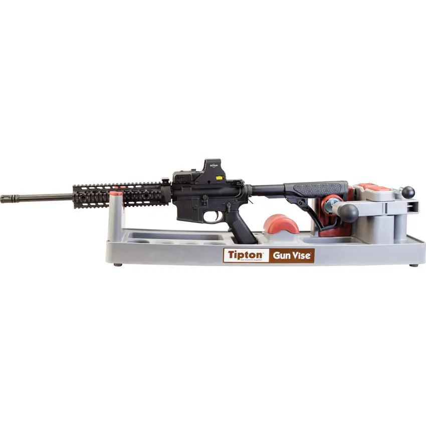 Tipton Gun Vise 782731 - Non Marring Rubberized Cradle And Jaws For Secure Gun Handling And Adjustable Pivot Arm by Tipton