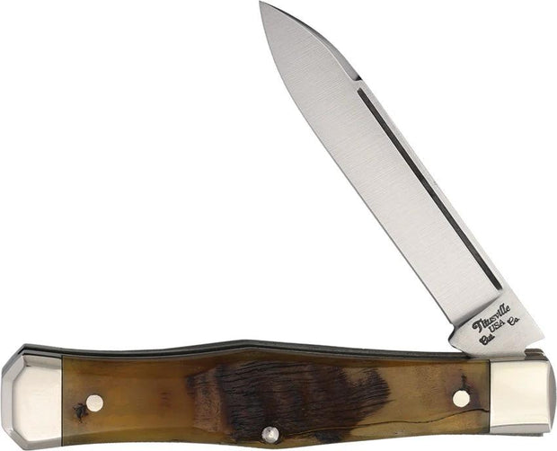 Titusville Cutlery Lexingtonian Folder Ram Horn TITUS014 RAMS HORN by Titusville Cutlery