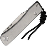 Tactile Knife Company Bexar Slipjoint - MagnaCut Clip Point Knife With Titanium Handle And Lanyard Hole by Tactile Knife Company