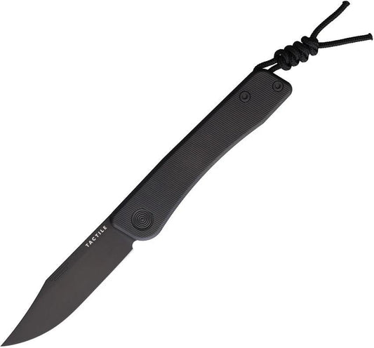 Tactile Knife Company Bexar Slip Joint Black 20-BX-MCDL-TTDL by Tactile Knife Company