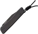 Tactile Knife Company Bexar Slip Joint Knife - Black DLC MagnaCut Blade with Titanium Handle by Tactile Knife Company