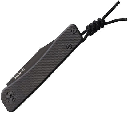 Tactile Knife Company Bexar Slip Joint Knife - Black DLC MagnaCut Blade with Titanium Handle by Tactile Knife Company