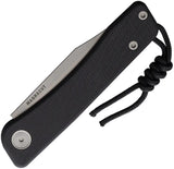 Tactile Knife Company Bexar Slip Joint Knife - Black G10 Handle With MagnaCut Blade And Bottle Opener by Tactile Knife Company