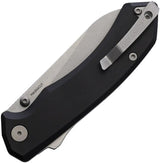 Tactile Knife Company Chupacabra Superlock - MagnaCut Stonewash Sheepsfoot Blade And Black Aluminum Handle by Tactile Knife Company