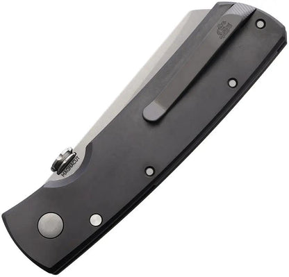 Tactile Knife Company Mariner 2 Linerlock MagnaCut Knife - Black DLC Titanium Handle, Thumb Disk, Pocket Clip by Tactile Knife Company