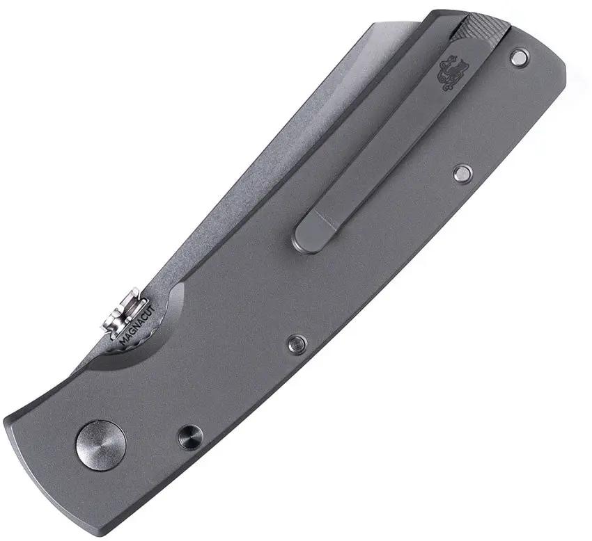 Tactile Knife Company Mariner 2 Linerlock Magnacut - Jade G10 With Gray Titanium Back Handle by Tactile Knife Company