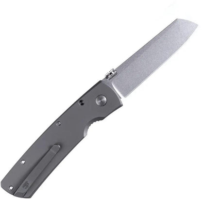 Tactile Knife Company Mariner 2 Linerlock Magnacut - Jade G10 With Gray Titanium Back Handle by Tactile Knife Company