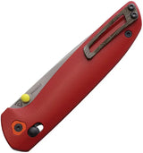 Tactile Knife Company Maverick Crossbar Lock MagnaCut - Cerakote MagnaCut Blade With Red Titanium Handle by Tactile Knife Company