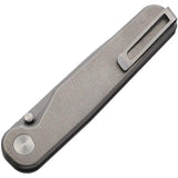 Tactile Knife Company Rockwall Linerlock - MagnaCut Blade, Sculpted Titanium Handle, Thumb Stud by Tactile Knife Company