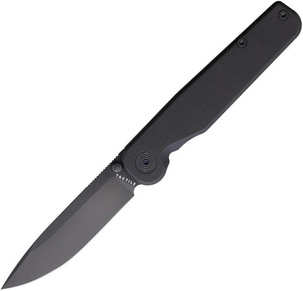 Tactile Knife Company Rockwall Linerlock Black 20-RT-MCDL-TTDL by Tactile Knife Company