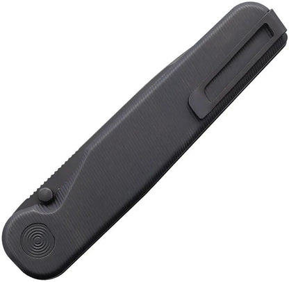 Tactile Knife Company Rockwall Linerlock Black 20-RT-MCDL-TTDL - Black DLC Coated MagnaCut Blade by Tactile Knife Company