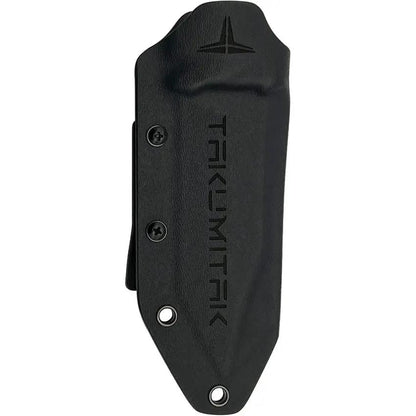 Takumitak Fulcrum Fixed Blade TKF201BK - TiNi Coated D2 Tanto Blade With Full Tang And G10 Handle by Takumitak