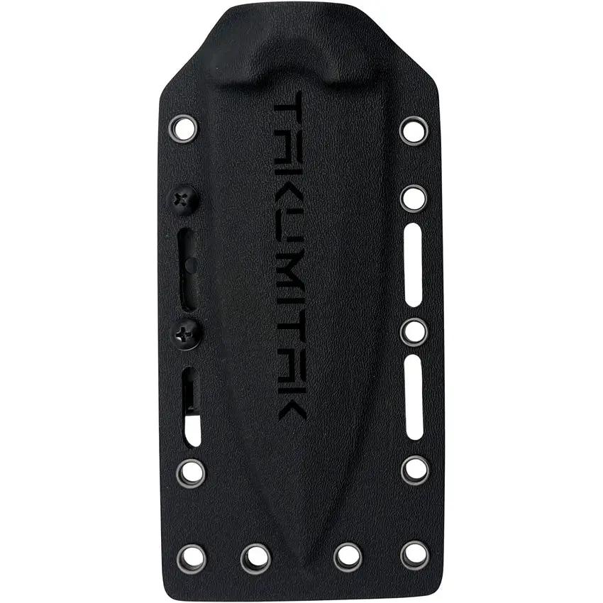 Takumitak Sentinel Fixed Blade Knife - TiNi Coated D2 Spear Point, Black G10 Handle by Takumitak