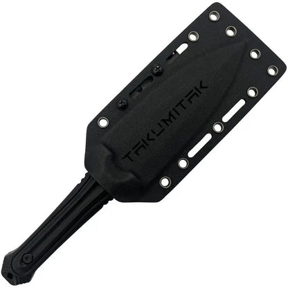 Takumitak Sentinel Fixed Blade Knife - TiNi Coated D2 Spear Point, Black G10 Handle by Takumitak