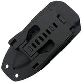Takumitak Hidden Anger Fixed Blade Knife - Black TiNi D2 Spear Point Full Tang G10 Handle Kydex Sheath by Takumitak
