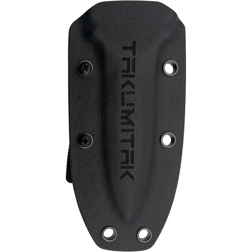 Takumitak Hidden Anger Fixed Blade - TiNi Coated D2 Spear Point, Full Tang, Black G10 Handle, Kydex Sheath by Takumitak