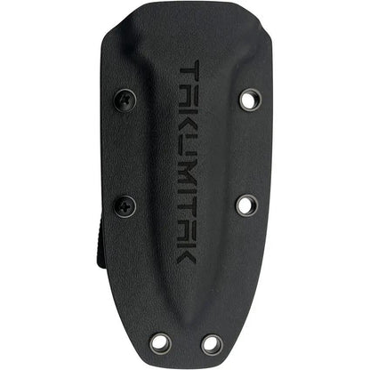 Takumitak Hidden Anger Fixed Blade - TiNi Coated D2 Spear Point, Full Tang, Black G10 Handle, Kydex Sheath by Takumitak