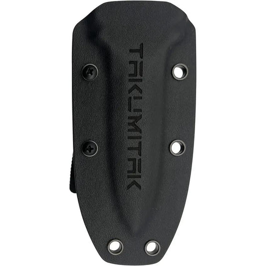 Takumitak Hidden Anger Fixed Blade - TiNi Coated D2 Spear Point, Full Tang, Black G10 Handle, Kydex Sheath by Takumitak