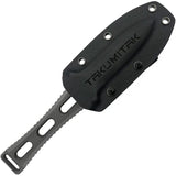 Takumitak Hidden Anger Fixed Blade - TiNi Coated D2 Spear Point, Full Tang, Black G10 Handle, Kydex Sheath by Takumitak
