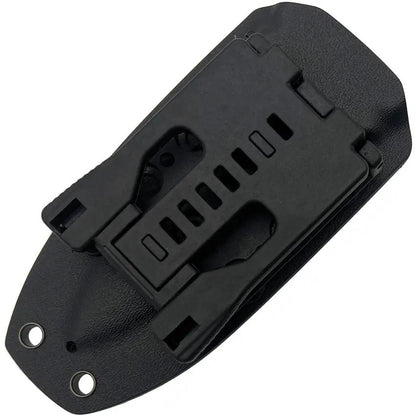 Takumitak Hidden Anger Fixed Blade - TiNi Coated D2 Spear Point, Full Tang, Black G10 Handle, Kydex Sheath by Takumitak