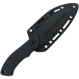 Takumitak Day500 Fixed Blade Knife Black TiNi D2 Sheepsfoot Full Tang G10 Handle by Takumitak