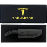 Takumitak Hunter Fixed Blade Satin TKF207SL - Full Tang D2 Tool Steel 4.5 Inch Satin Blade by Takumitak