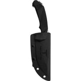 Takumitak Companion Fixed Blade Black TKF212SL - Full Tang D2 Tool Steel Blade With G10 Handle And Kydex Sheath by Takumitak