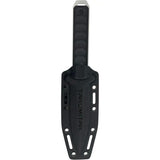 Takumitak Hitter Fixed Blade Satin TKF214SL - Full Tang D2 Tool Steel Spear Point Black G10 Handle by Takumitak