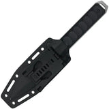 Takumitak Hitter Fixed Blade Satin TKF214SL - Full Tang D2 Tool Steel Spear Point Black G10 Handle by Takumitak