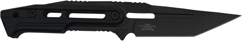 Takumitak TKF301 Heat Fixed Blade - 9 Inch Overall with Black Oxide 3Cr13 Tanto Full Tang MOLLE Clip by Takumitak