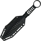 Takumitak Missing Screw TKF302 Fixed Blade - 9 Inch Overall with Black 3Cr13 Spear Point Blade and MOLLE Clip by Takumitak
