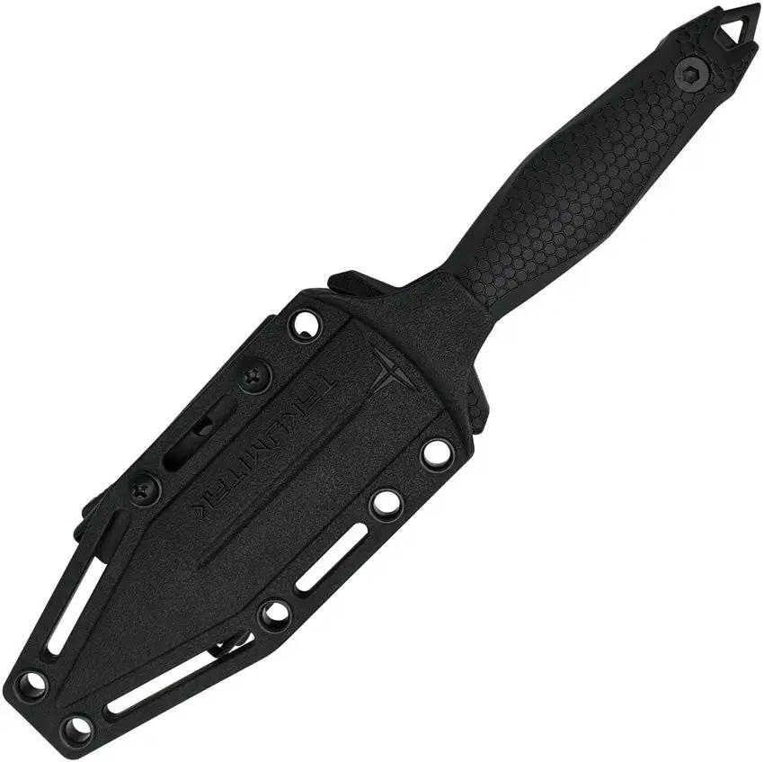 Takumitak Protector Fixed Blade TKF303 - 9 Inch Overall, Dual Edge Spear Point, Glass Breaker, MOLLE Clip by Takumitak