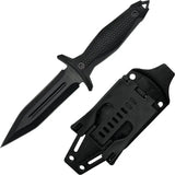 Takumitak Protector Fixed Blade TKF303 - 9 Inch Overall, Dual Edge Spear Point, Glass Breaker, MOLLE Clip by Takumitak