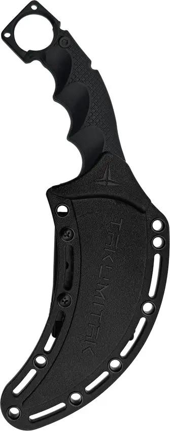 Takumitak Midnight Fixed Blade TKF307 - Black Oxide 3Cr13 Karambit Blade With Ambidextrous Molle Clip by Takumitak