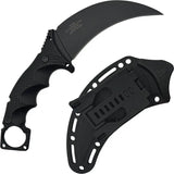 Takumitak Midnight Fixed Blade TKF307 - Black Oxide 3Cr13 Karambit Blade With Ambidextrous Molle Clip by Takumitak