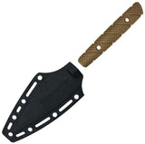 Takumitak Twisted Fixed Blade TKF310 8.75 Inch Overall Black Oxide 4 Inch Blade Extended Tang Ambidextrous MOLLE Clip by Takumitak