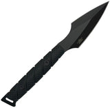 Takumitak Twisted Fixed Blade TKF310 8.75 Inch Overall Black Oxide 4 Inch Blade Extended Tang Ambidextrous MOLLE Clip by Takumitak