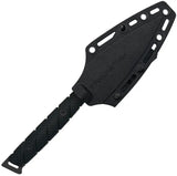 Takumitak Twisted Fixed Blade TKF310 8.75 Inch Overall Black Oxide 4 Inch Blade Extended Tang Ambidextrous MOLLE Clip by Takumitak