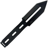 Takumitak Silence Fixed Blade TKF311 - Full Tang 9 Inch Black Oxide Spear Point Knife With Ambidextrous MOLLE Clip by Takumitak