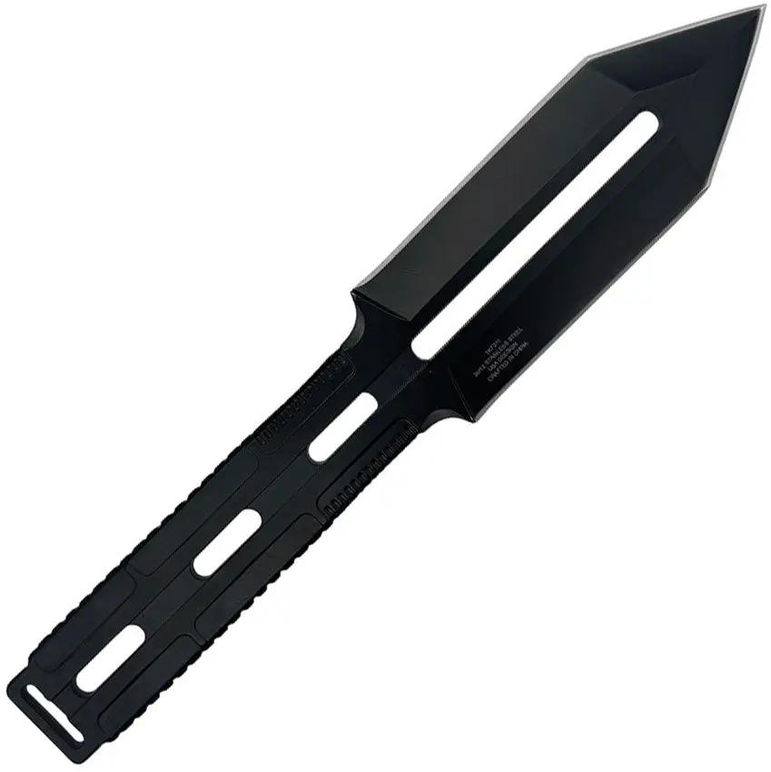 Takumitak Silence Fixed Blade TKF311 - Full Tang 9 Inch Black Oxide Spear Point Knife With Ambidextrous MOLLE Clip by Takumitak