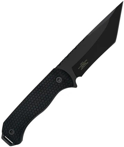 Takumitak Scalpel Fixed Blade TKF312 - 9 Inch Overall With 4.5 Inch Black Oxide 3Cr13 Tanto Blade And FRN Handle by Takumitak